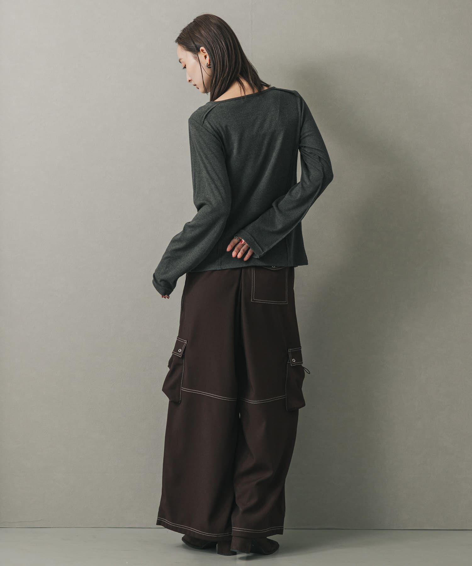 SENSE OF PLACE by URBAN RESEARCH「パネルリブカットカーディガン」|カーディガン|