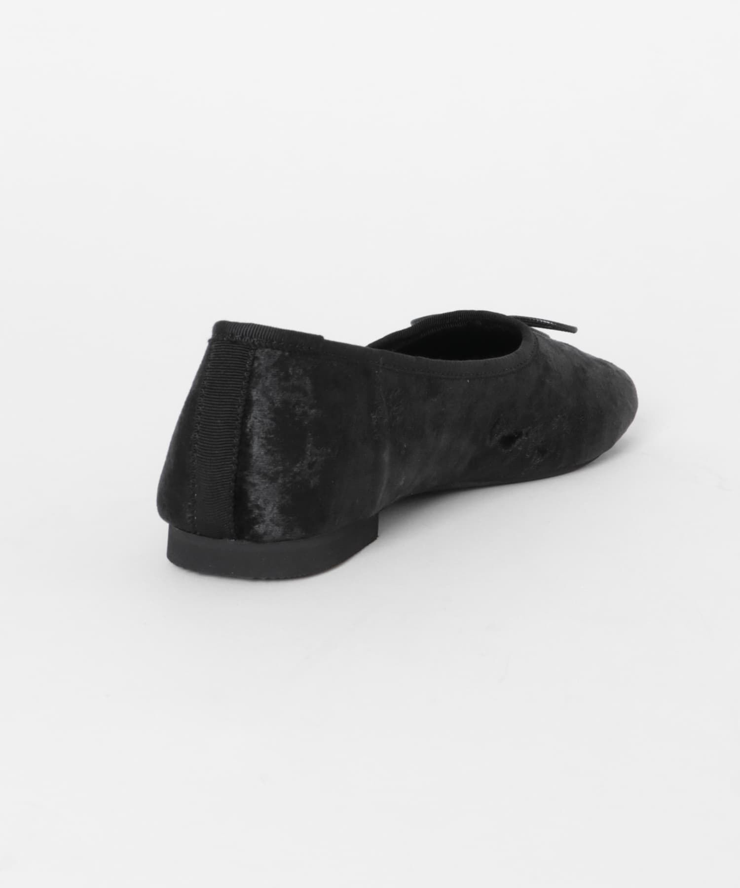 SENSE OF PLACE by URBAN RESEARCH「ベロアスクエアフラットシューズ」|バレエシューズ|