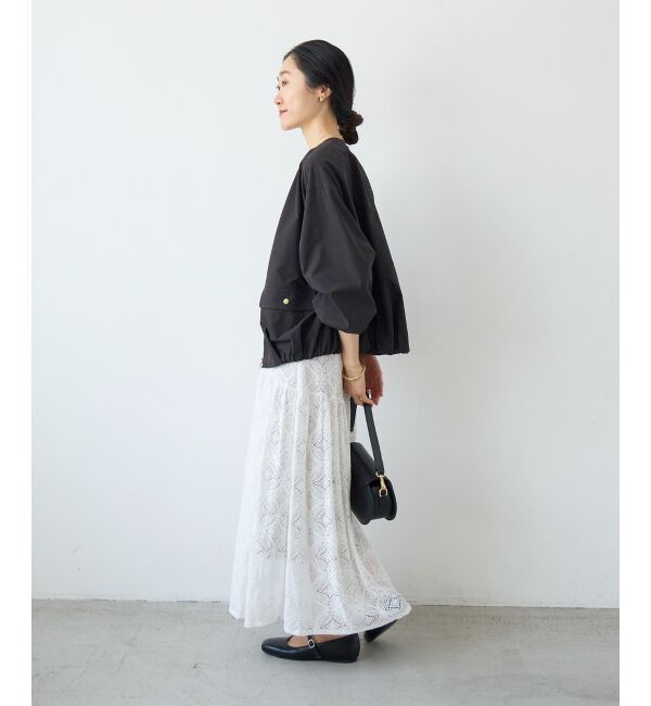  「レースギャザーキリカエスカート」|スカート|