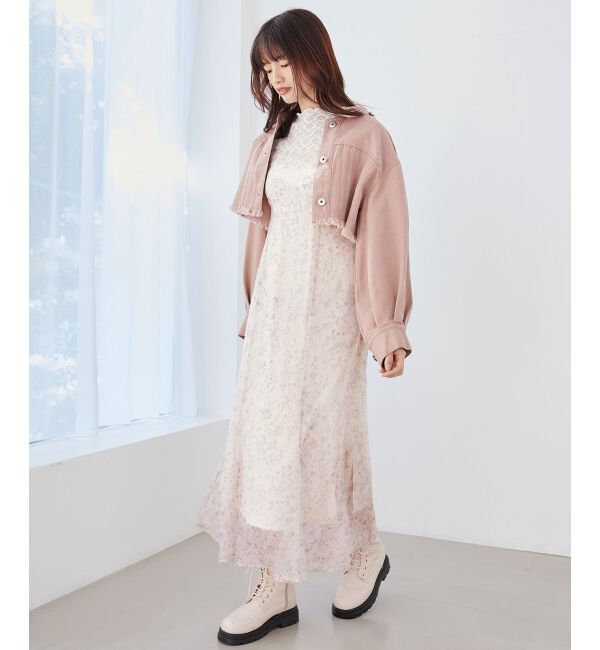 MAJESTICLEGON「Bloomingフラワーキャミワンピ」|ワンピース|