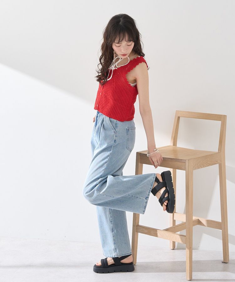 earth music&ecology「クロシェビスチェ」|ベスト・ジレ|