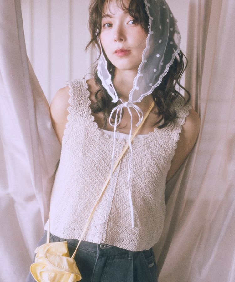 earth music&ecology「クロシェビスチェ」|ベスト・ジレ|