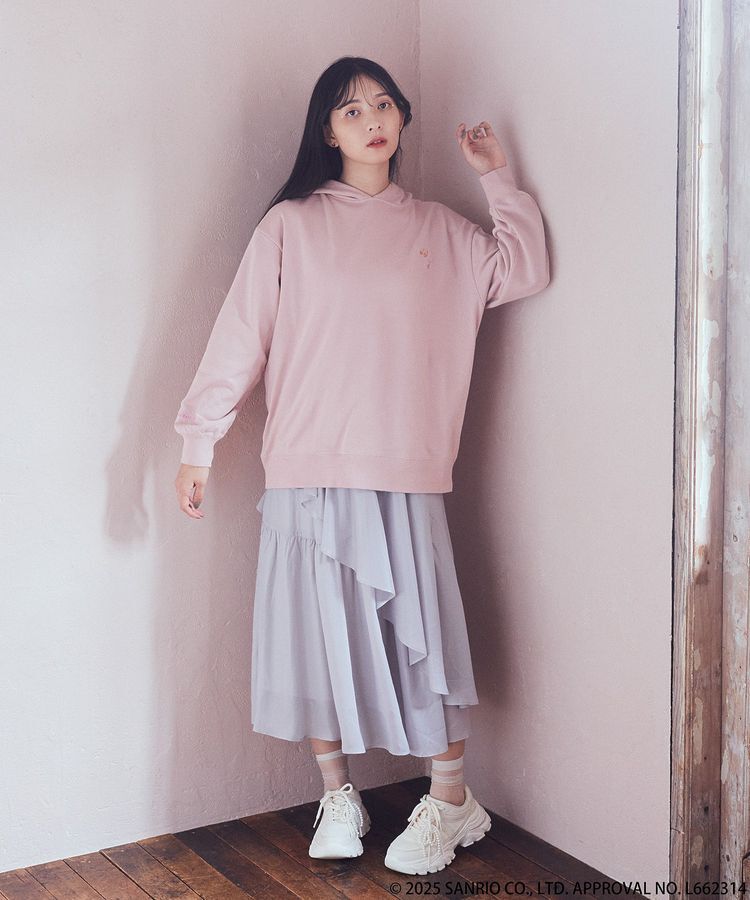 earth music&ecology「マイメロディ&クロミ/earth 耳付きフーディー」|スウェット・ジャージ|