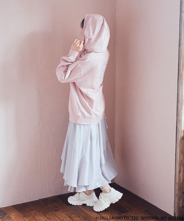 earth music&ecology「マイメロディ&クロミ/earth 耳付きフーディー」|スウェット・ジャージ|