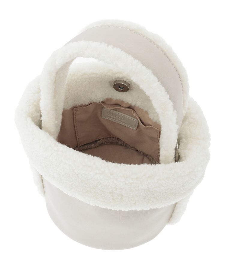 earth music&ecology「ムートン風ボアバッグ」|ショルダー・メッセンジャー|