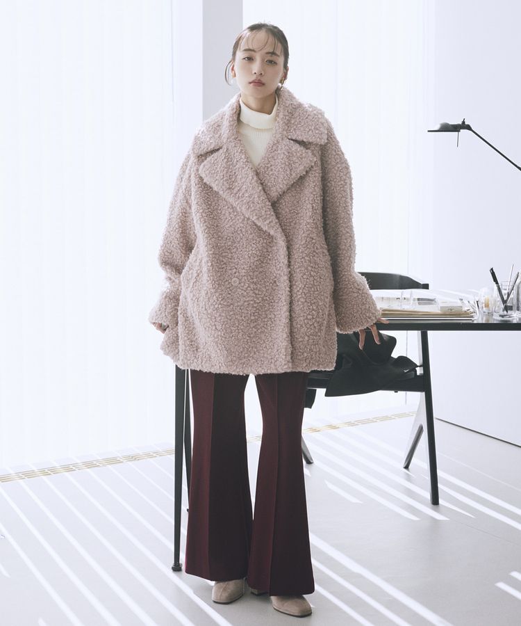 earth music&ecology「レンチング(TM)エコヴェロ(TM)(リブタートル)」|ニット・セーター|