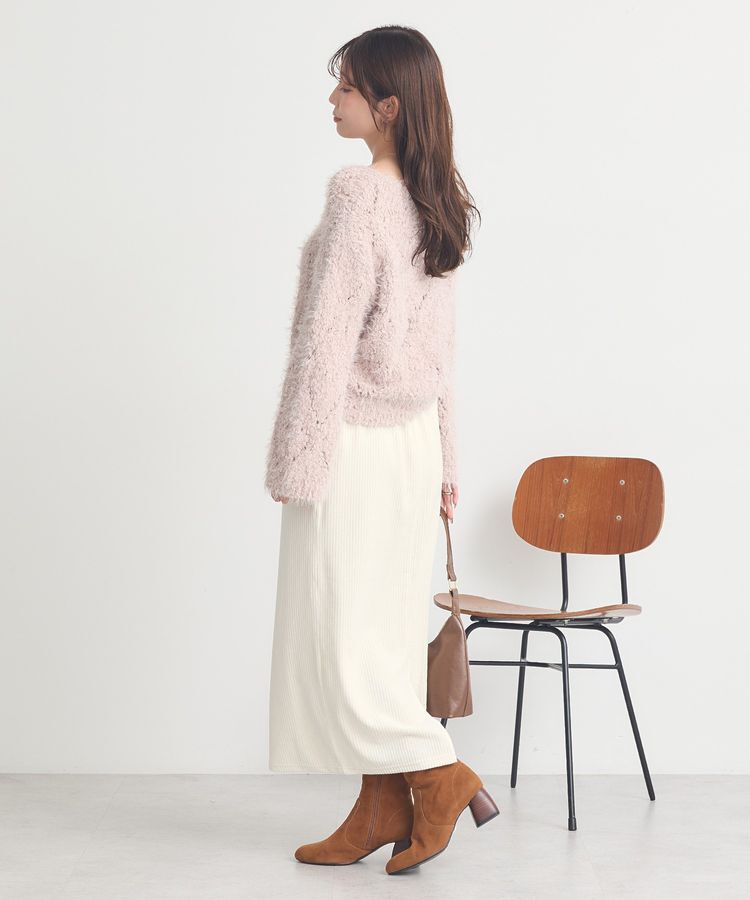 earth music&ecology「コーデュロイナロースカート」|タイト|