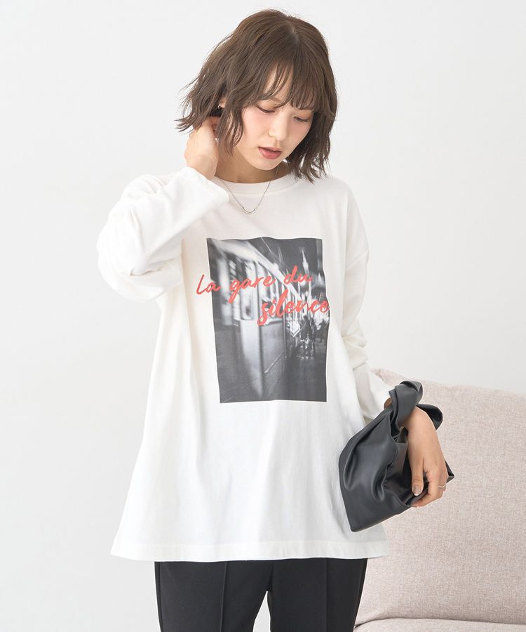 earth music&ecology「アソートプリントロンTee」|Tシャツ・カットソー|