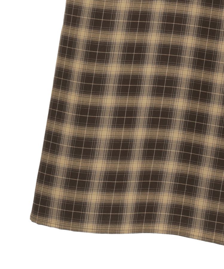 earth music&ecology「2wayフリルチェックキャミワンピース」|ワンピース|