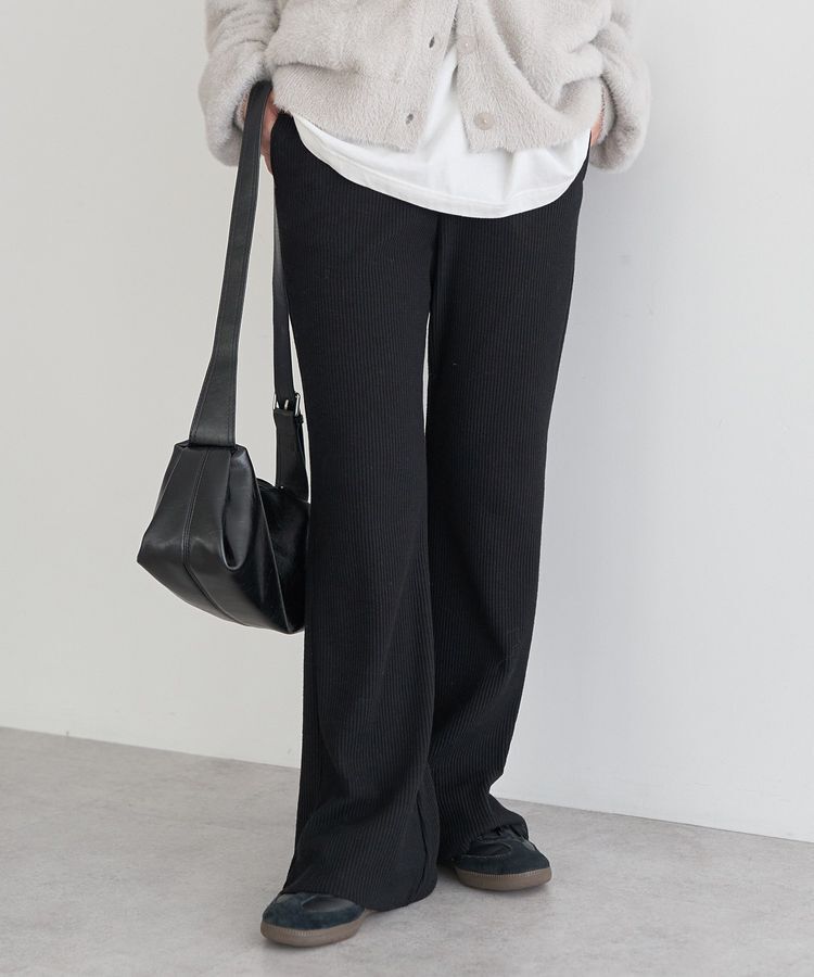 earth music&ecology「セルフカットテレコフレアパンツ」|その他|