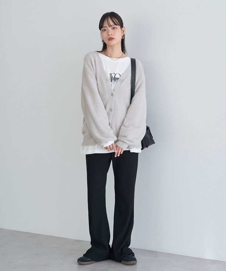 earth music&ecology「セルフカットテレコフレアパンツ」|その他|