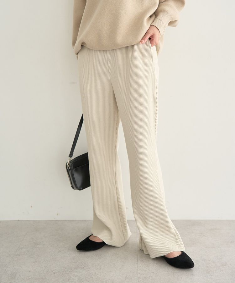 earth music&ecology「セルフカットテレコフレアパンツ」|その他|