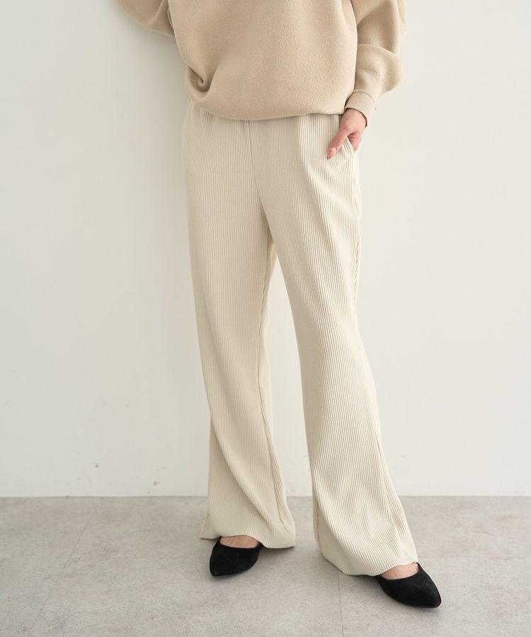 earth music&ecology「セルフカットテレコフレアパンツ」|その他|