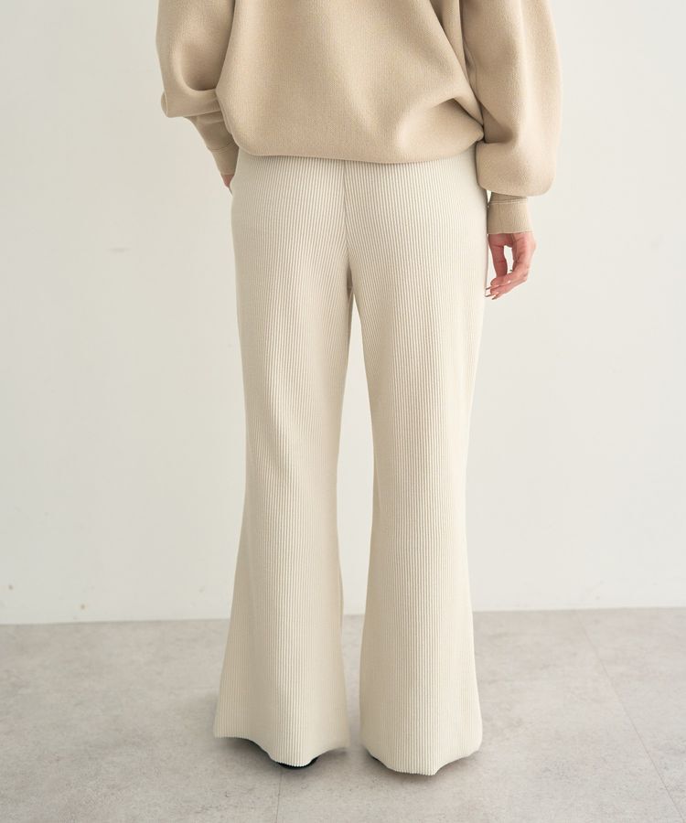 earth music&ecology「セルフカットテレコフレアパンツ」|その他|