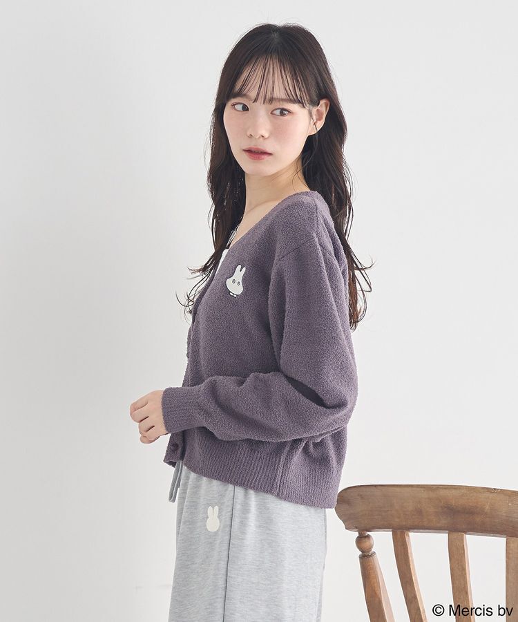 earth music&ecology「miffy/earth モコモコカーディガン」|カーディガン|