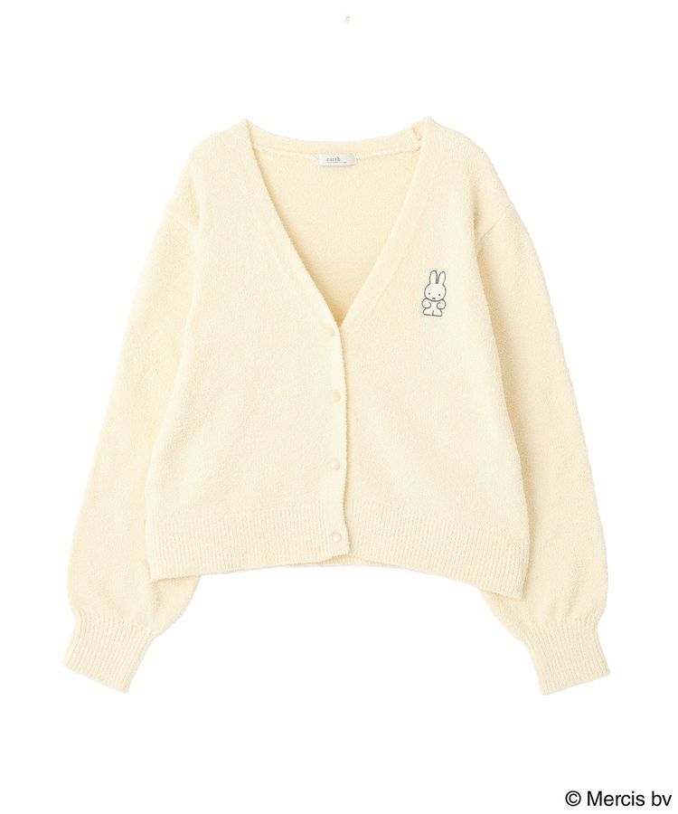 earth music&ecology「miffy/earth モコモコカーディガン」|カーディガン|