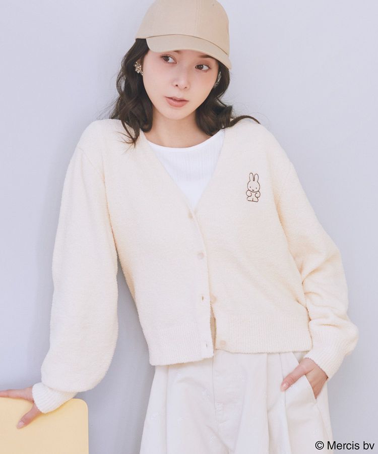 earth music&ecology「miffy/earth モコモコカーディガン」|カーディガン|Cream