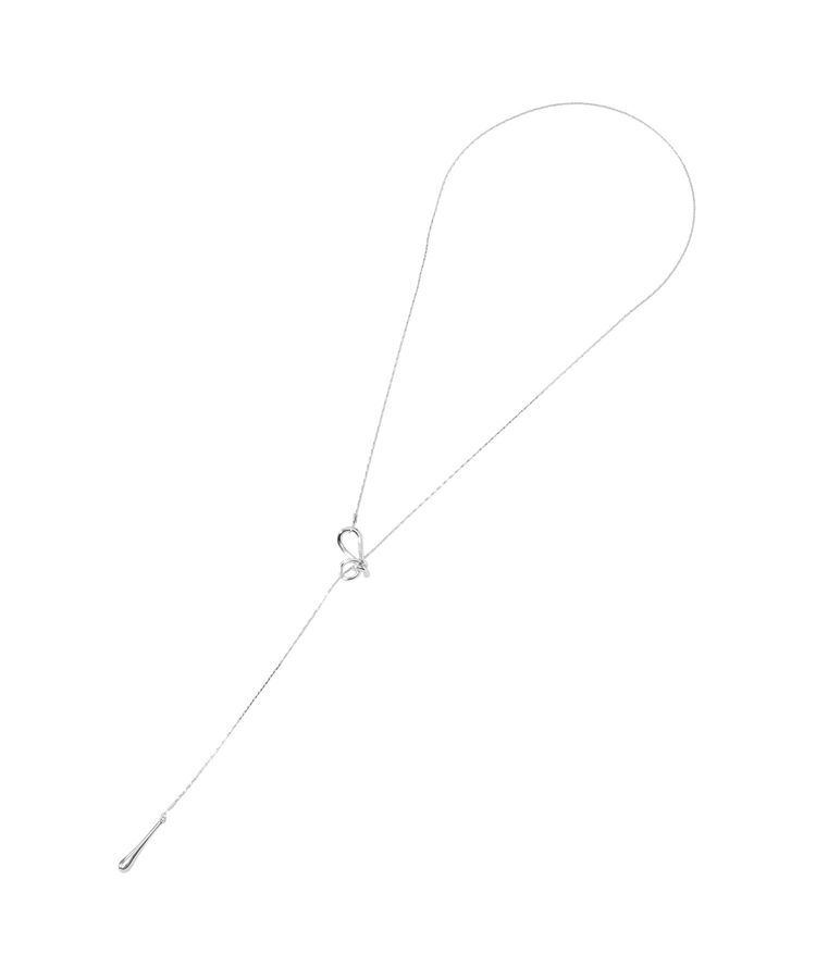 earth music&ecology「ニュアンスノットラリエット」|ネックレス|Silver