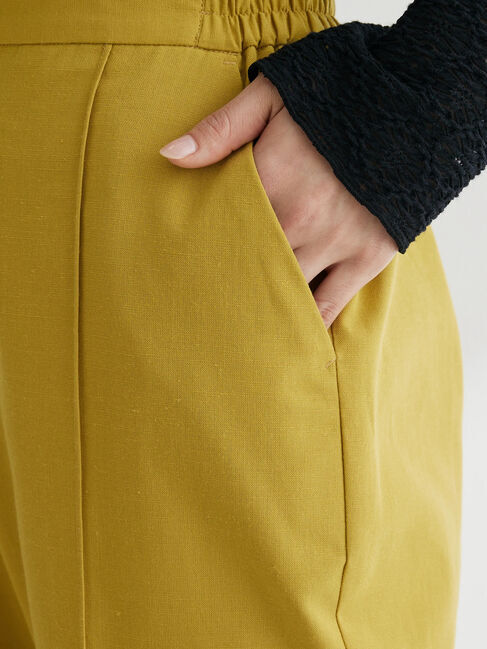 Green Parks「綿麻混イージーテーパードパンツ」|その他|