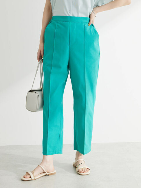 Green Parks「綿麻混イージーテーパードパンツ」|その他|Blue Green