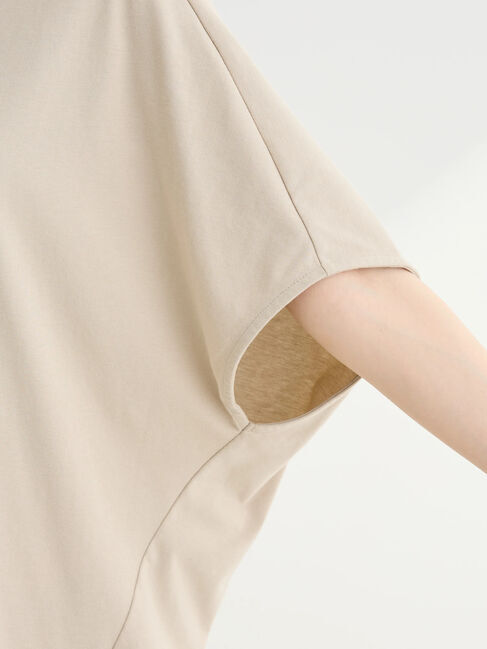 Green Parks「冷っとすずやか　バックバルーンフレンチプルオーバー」|Tシャツ・カットソー|