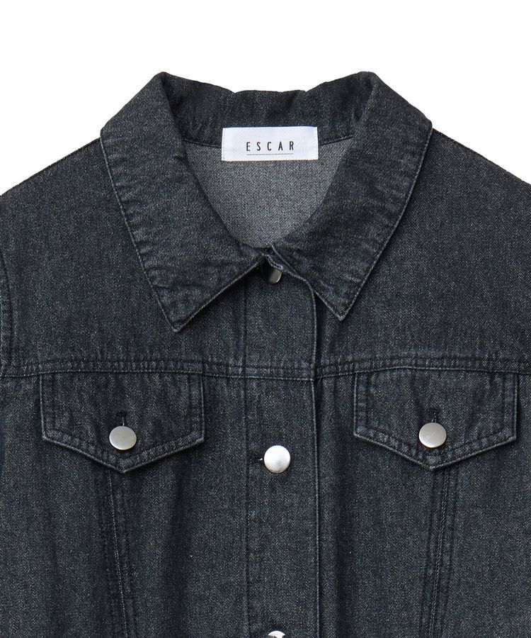 Green Parks「■ESCAR ボリュームスリーブデニムワンピース」|ワンピース|