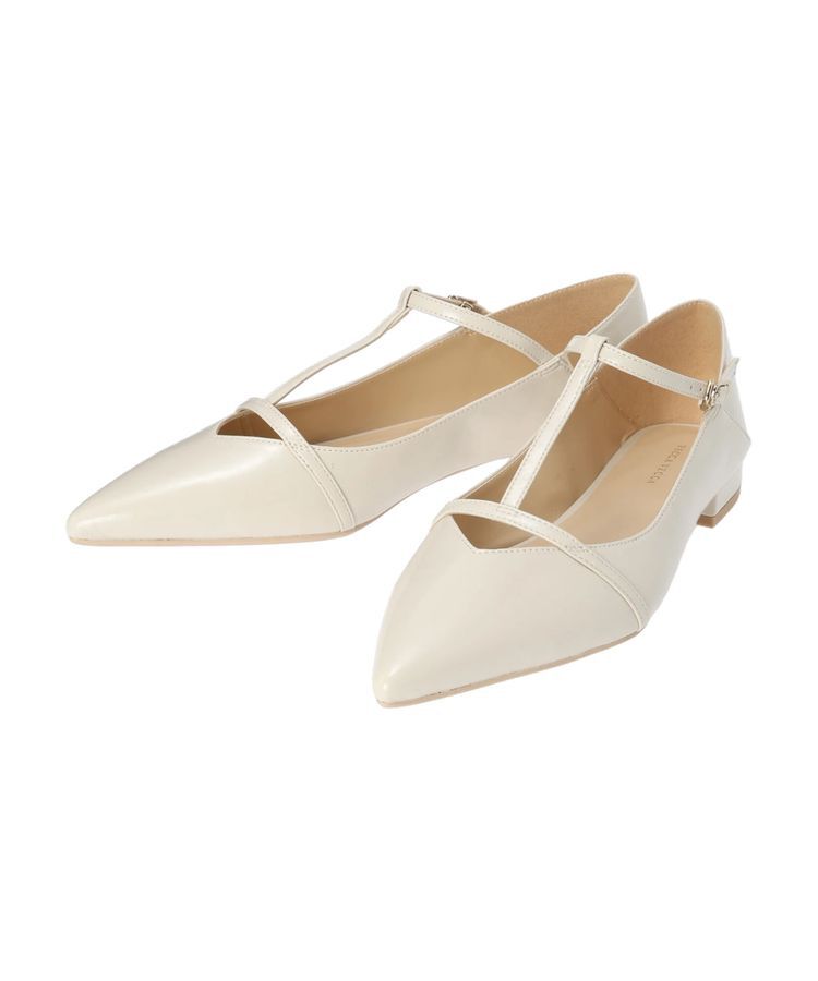 YECCA VECCA「メリージェーンTストラップパンプス」|パンプス|