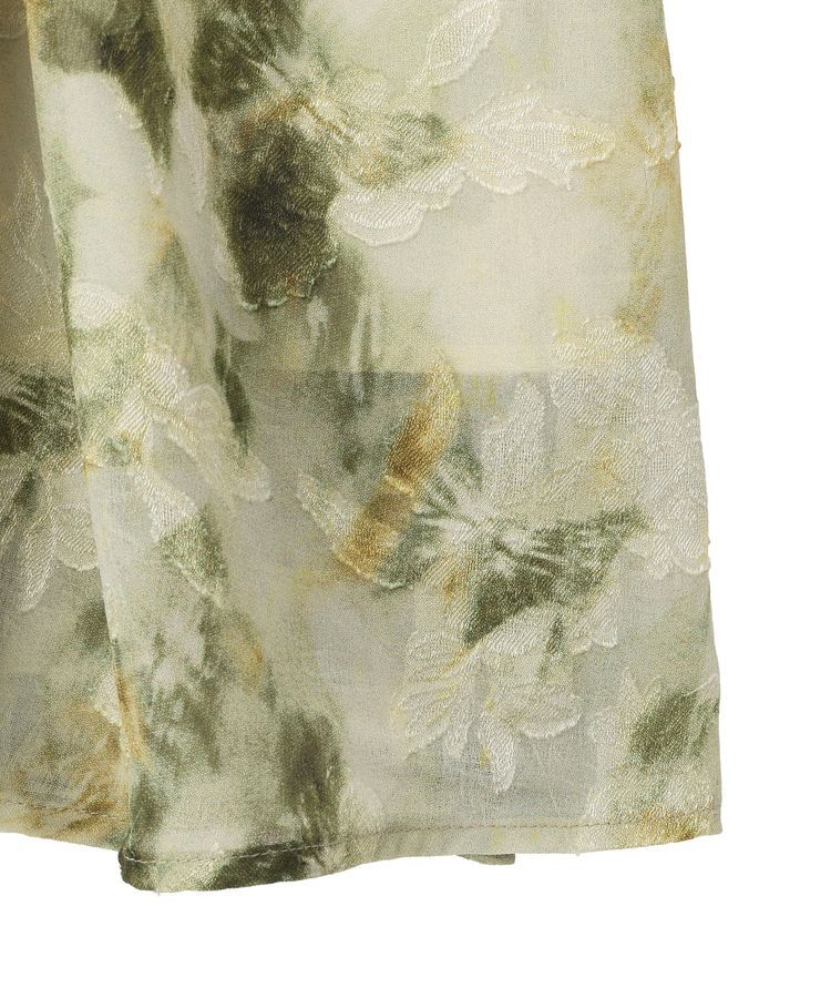 YECCA VECCA「ぼかしフラワー柄ワンピース」|ワンピース|