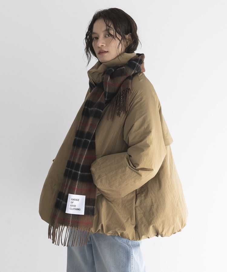 GARAGE OF GOOD CLOTHING「カシミヤ混リバーシブルマフラー」|マフラー|