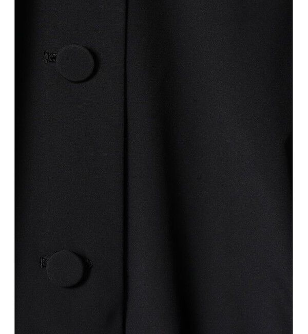 LOULOU WILLOUGHBY「【LOULOU WILLOUGHBY】フリルスリーブタフタコート」|ダッフルコート|