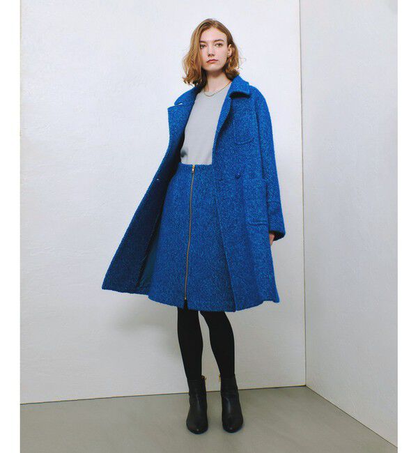 allureville「GIOLICAカルゼフロントジップスカート」|台形|