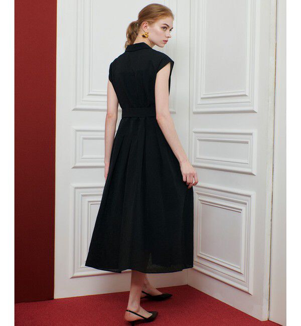 LOULOU WILLOUGHBY「【LOULOU WILLOUGHBY】シアージャガードテーラーワンピース」|ワンピース|