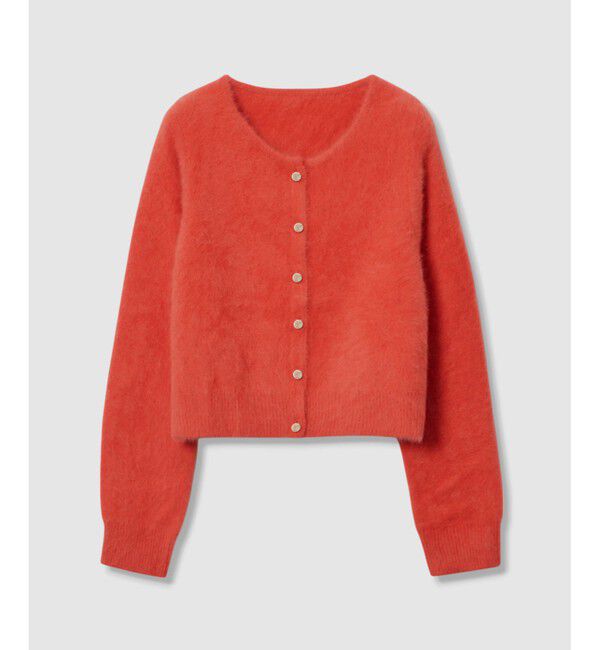 allureville「カシミヤブレンドファー加工カーディガン」|カーディガン|