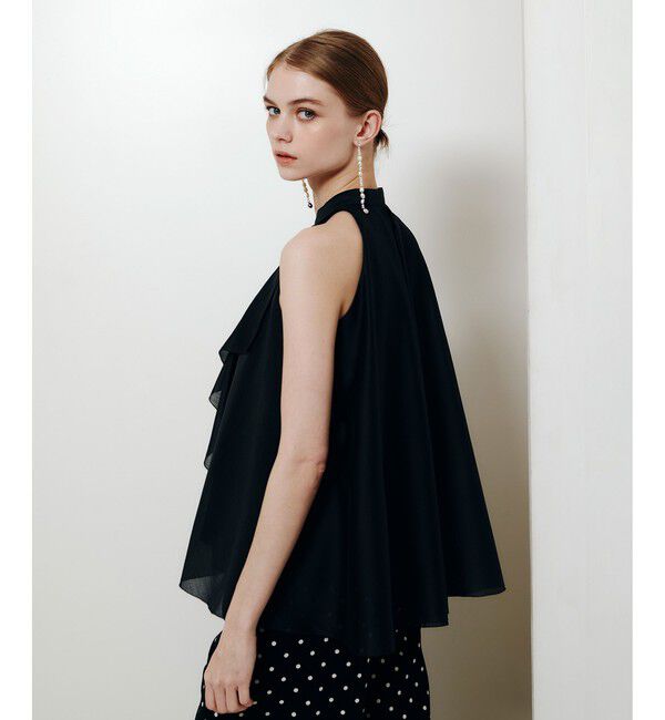 LOULOU WILLOUGHBY「【LOULOU WILLOUGHBY】ラッフルレイヤーアメスリブラウス」|シャツ・ブラウス|