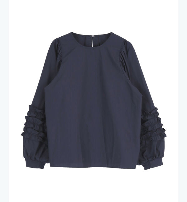 titivate「袖ﾌﾘﾙﾃﾞｻﾞｲﾝｷﾞｬｻﾞｰﾌﾞﾗｳｽ」|シャツ・ブラウス|