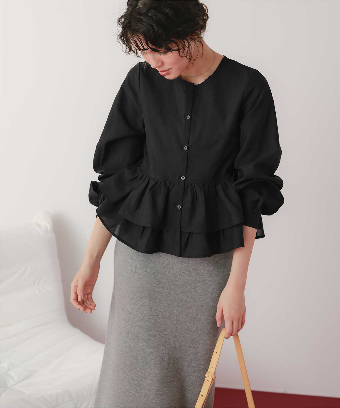 titivate「ペプラムショートブラウス」|シャツ・ブラウス|