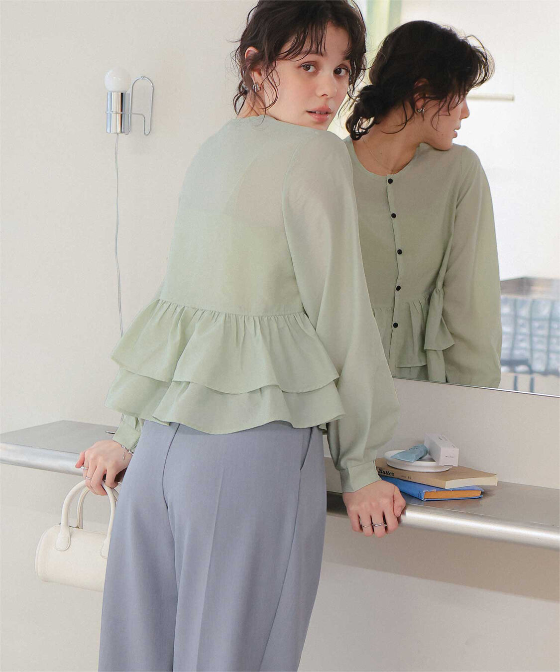 titivate「ペプラムショートブラウス」|シャツ・ブラウス|