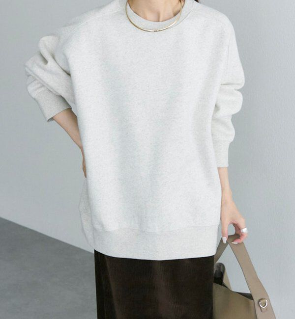  「シンプル裏起毛スウェットプルオーバー」|プルオーバー|