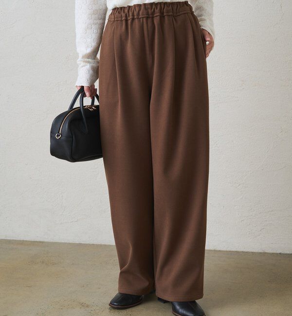  「ストレッチ起毛コクーンパンツ」|その他|