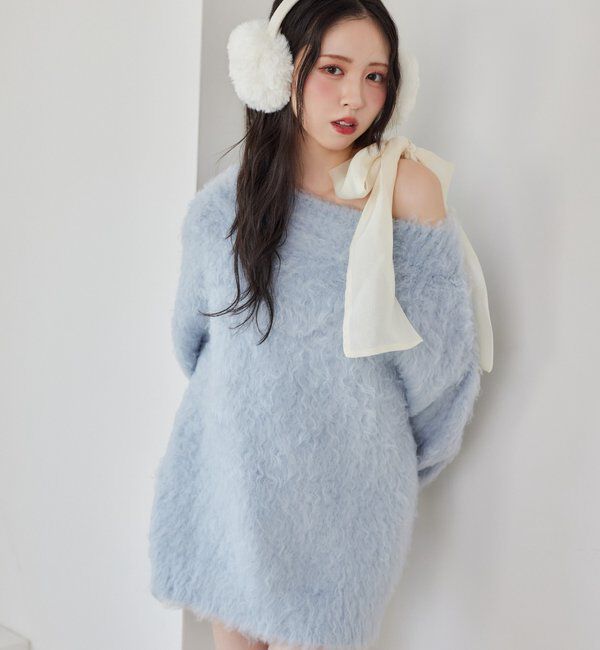  「肩リボンレースキャミ／リボン取り外し可」|プルオーバー|