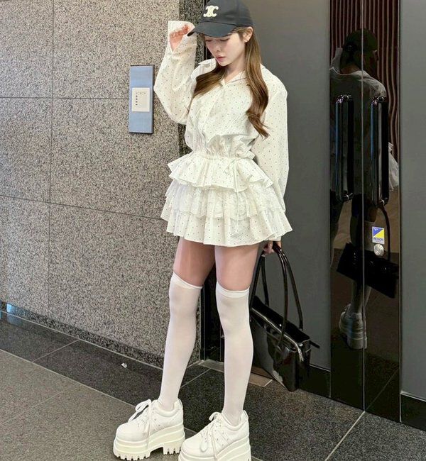  「裾ティアードシャツワンピース」|シャツ・ブラウス|