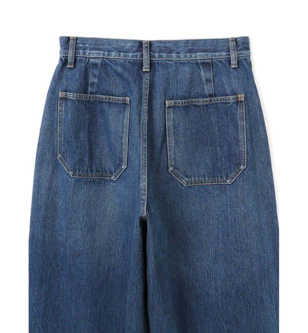 mizuiro ind「mizuiro ind ハイウエストワイドダメージデニム」|その他|
