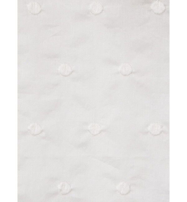 MidiUmi「MidiUmi ドット柄ワイドシャツプルオーバー」|シャツ・ブラウス|