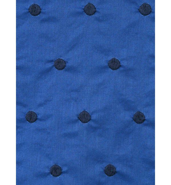 MidiUmi「MidiUmi ドット柄ワイドシャツプルオーバー」|シャツ・ブラウス|