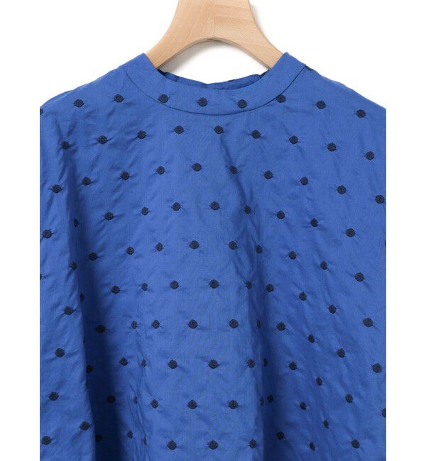 MidiUmi「MidiUmi ドット柄ワイドシャツプルオーバー」|シャツ・ブラウス|
