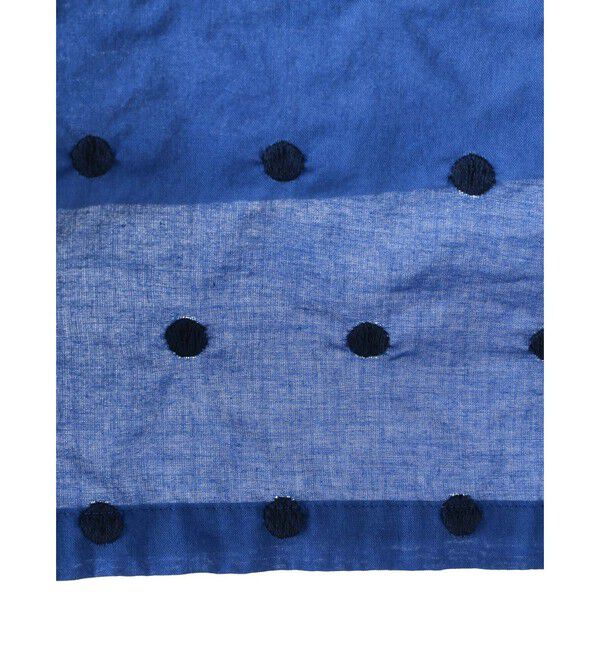 MidiUmi「MidiUmi ドット柄ワイドシャツプルオーバー」|シャツ・ブラウス|