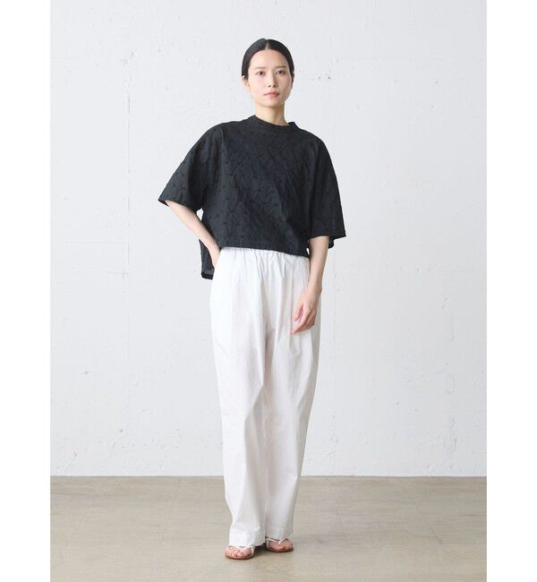 MidiUmi「MidiUmi ドット柄ワイドシャツプルオーバー」|シャツ・ブラウス|