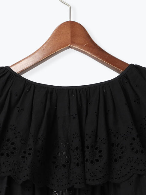 Te chichi「カットワークレースレイヤードボレロ」|シャツ・ブラウス|