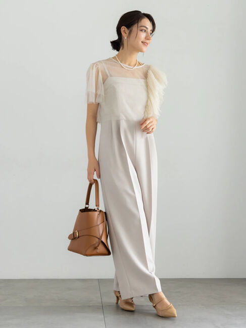 Te chichi「【セレモニーアイテム】チュールフリルレイヤードボレロ」|シャツ・ブラウス|