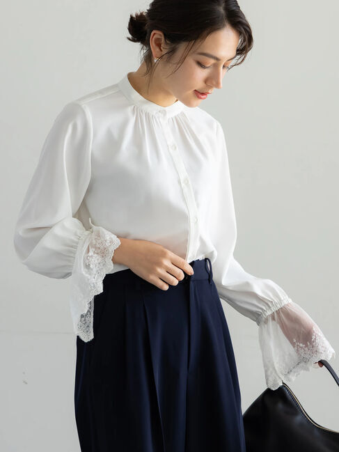 Te chichi「【セレモニーアイテム】レースカフスブラウス」|シャツ・ブラウス|